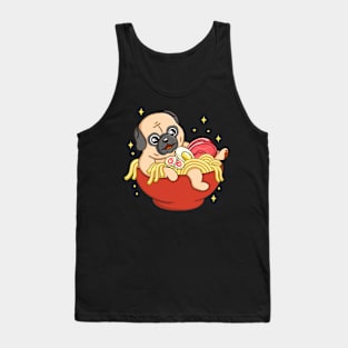 Little Pug and Ramen Tank Top